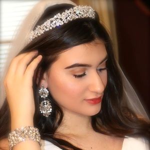 Crystal drop Chandelier earrings